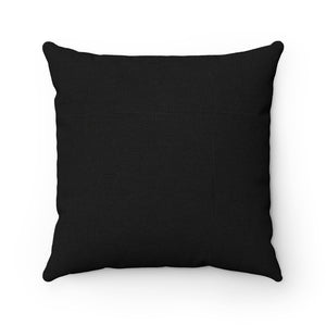 "Sorry/introvert" Black Pillow