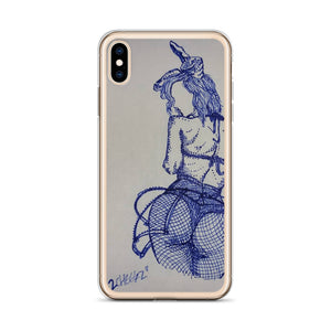 "2 cheeks" iPhone Case