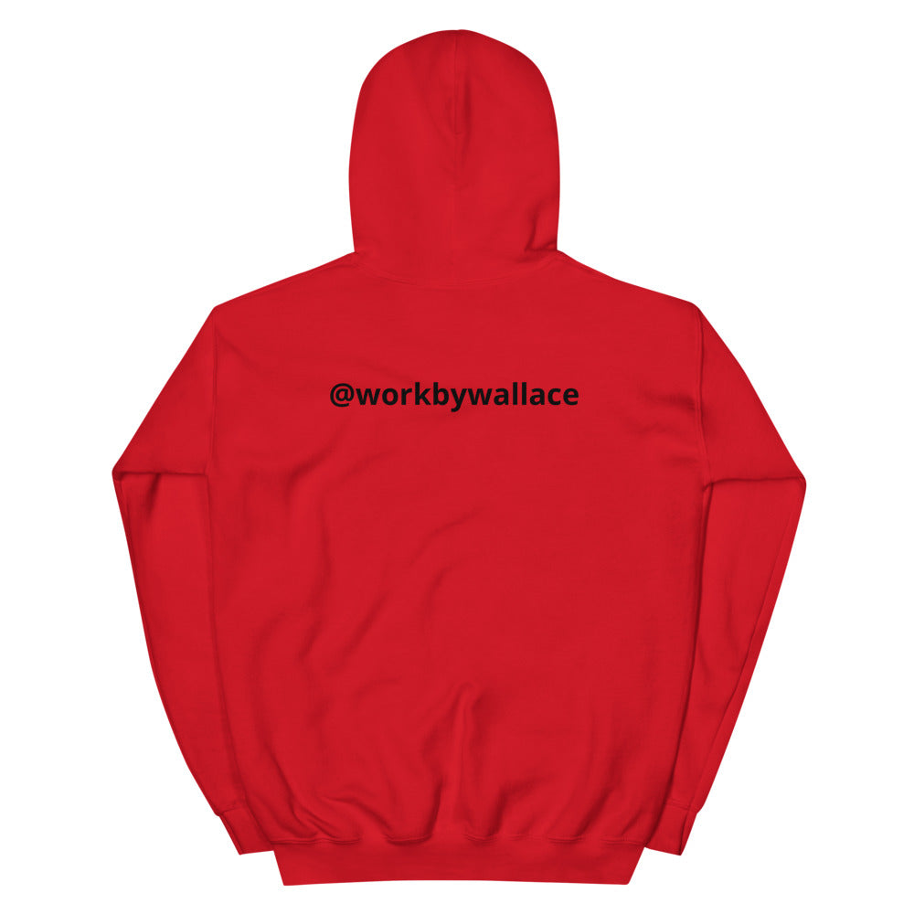 blk "introvert" hoodie