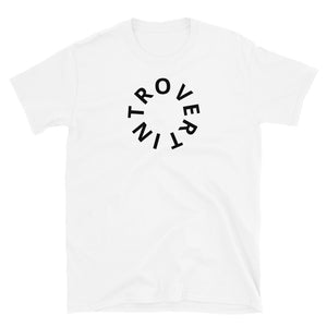 blk "Introvert" t-shirt
