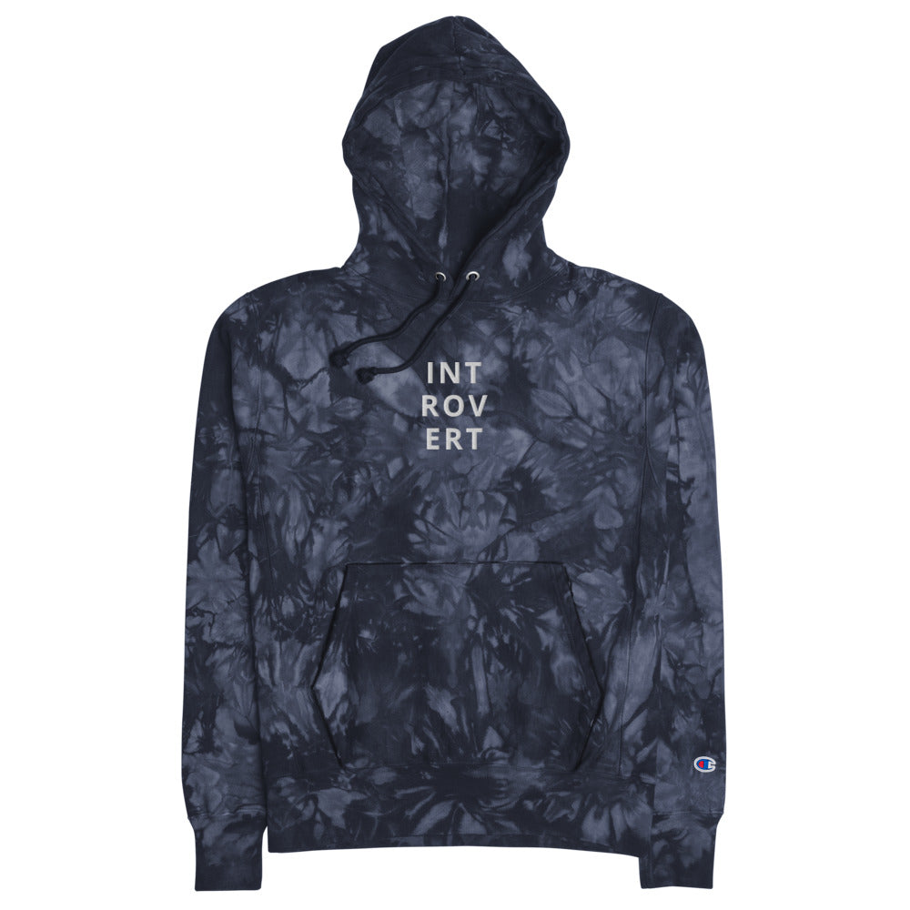 "Introvert" Tie Dye hoodie